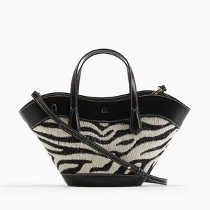 H&M Black and White Patterned Shoulder Bag